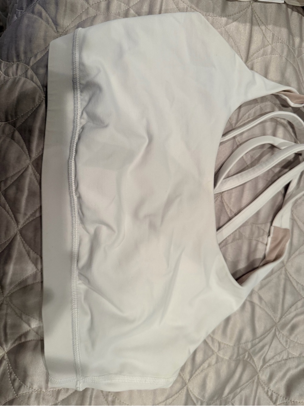 Lululemon White Strappy Sports Bralette - Women Intimates & Sleepwear